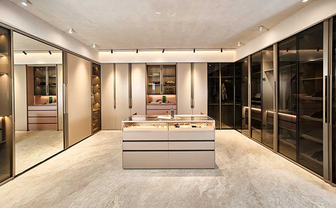 Stainless Steel Modular Wardrobe