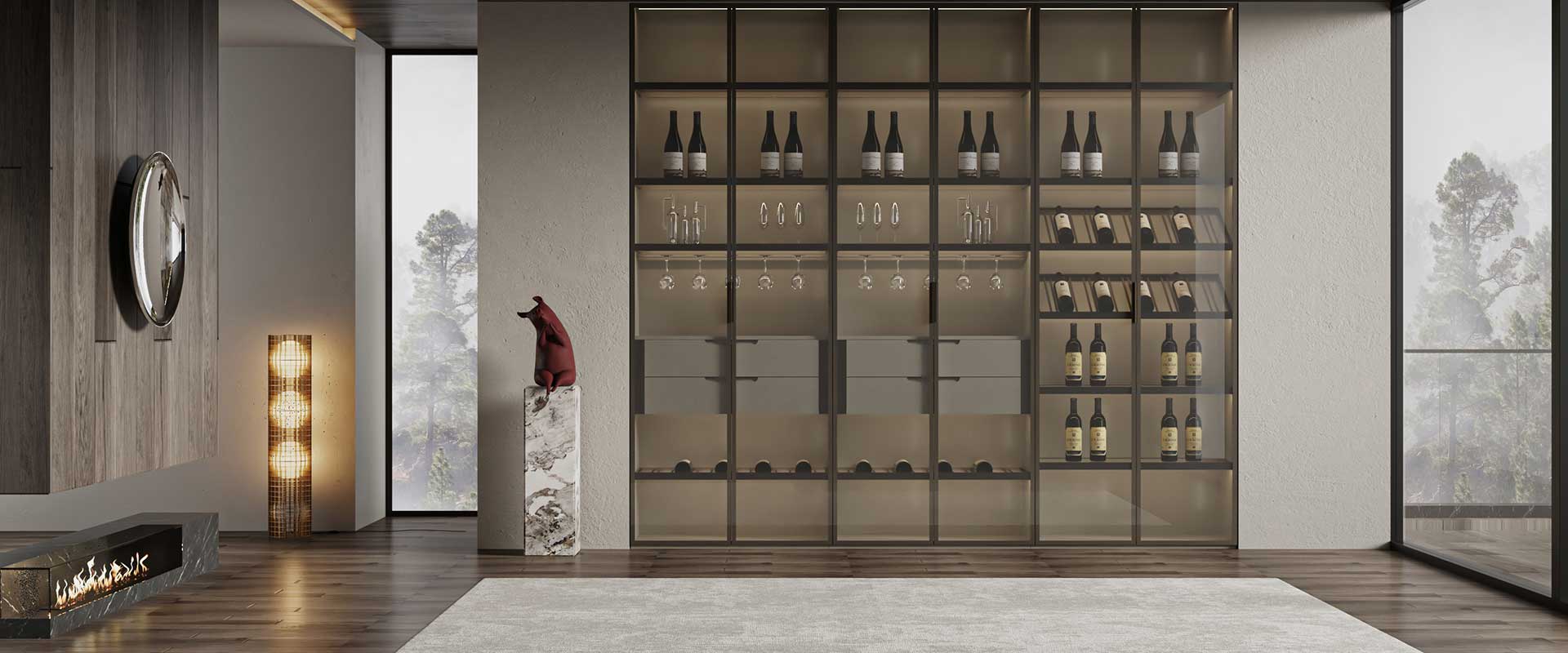 Modern Wine Cabinets