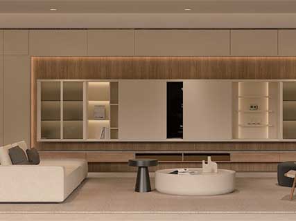 Modern Wood Grain TV Cabinets