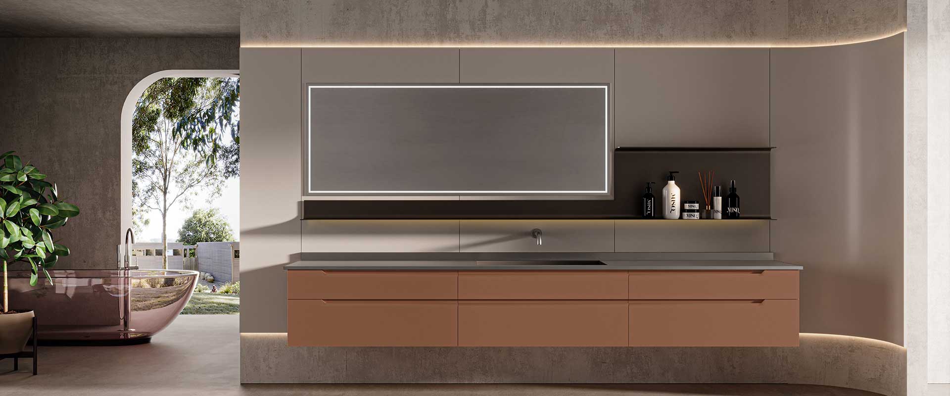 Stainless Steel Freestanding Bathroom Cabinets