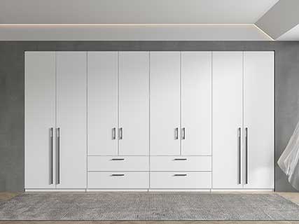 White Built-in Wardrobe
