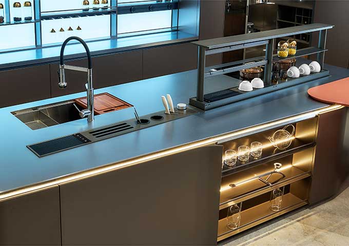 Advanced Modern Stainless Steel Cabinets