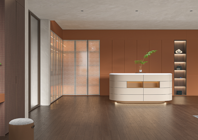 Luxury Built-In Stainless Steel Wardrobes
