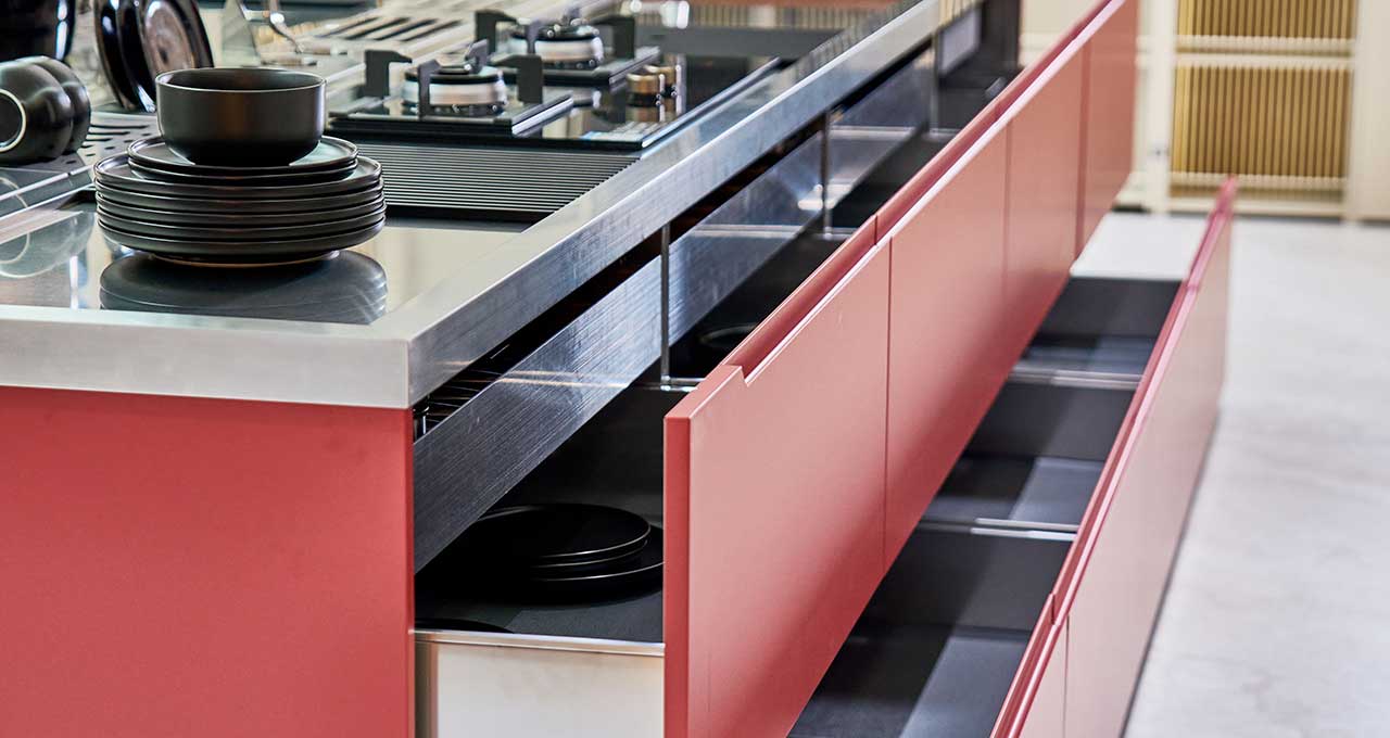 Luxury European Style Stainless Steel Cabinets Gallery