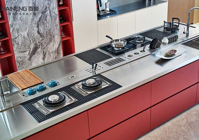 Luxury European Style Stainless Steel Cabinets