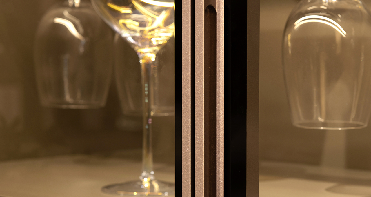 Luxury Modern Stainless Steel Wine Cabinets Gallery