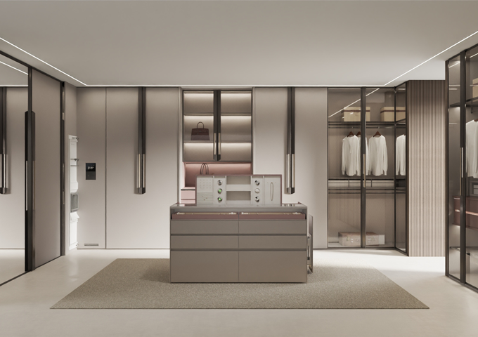 Luxury Stainless Steel Shaker Style Stainless Steel Wardrobes