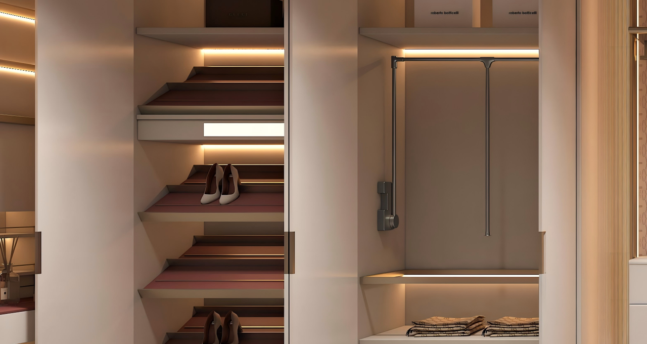 Modern Built-In Stainless Steel Wardrobes Gallery