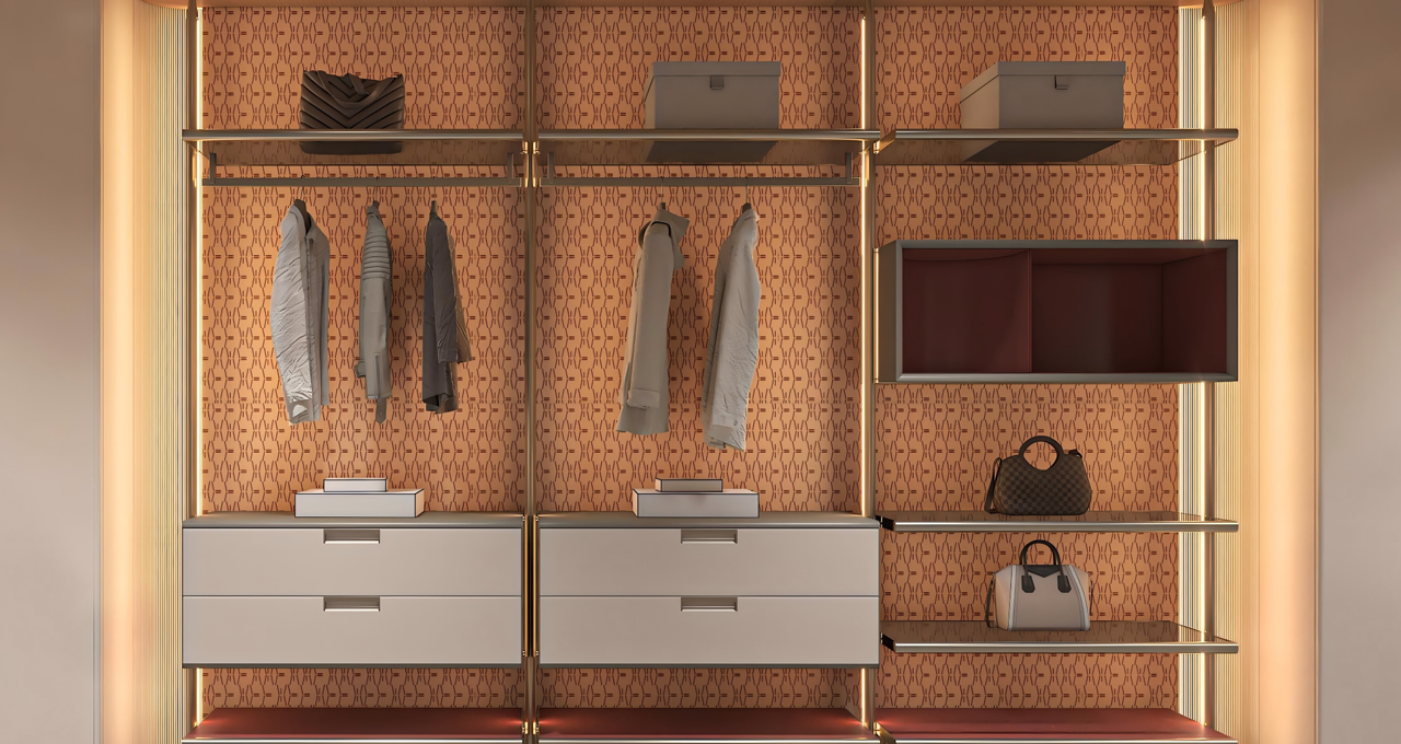 Modern Built-In Stainless Steel Wardrobes Gallery