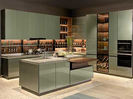 Modern High Gloss Kitchen Cabinets