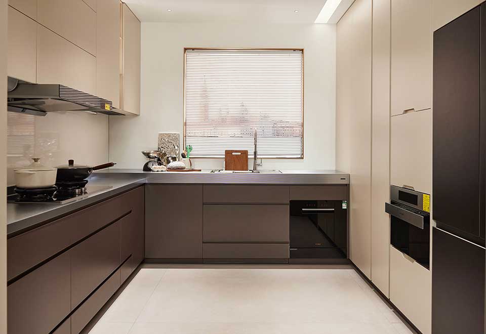 Modern High Gloss U-shaped Kitchen Cabinets