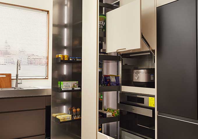 Modern High Gloss U-shaped Kitchen Cabinets
