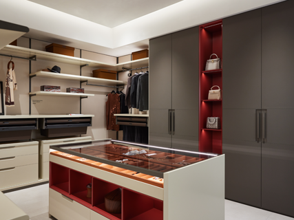 Modern Island Stainless Steel Wardrobes