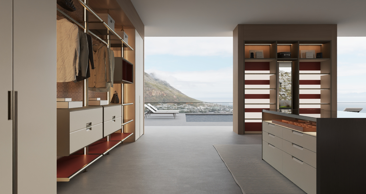 Modern L-Shaped Stainless Steel Wardrobes Gallery