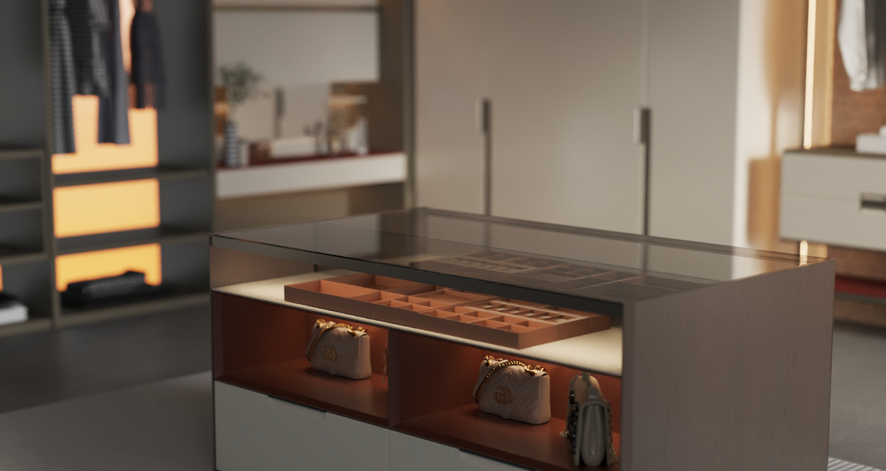 Modern L-Shaped Stainless Steel Wardrobes Gallery