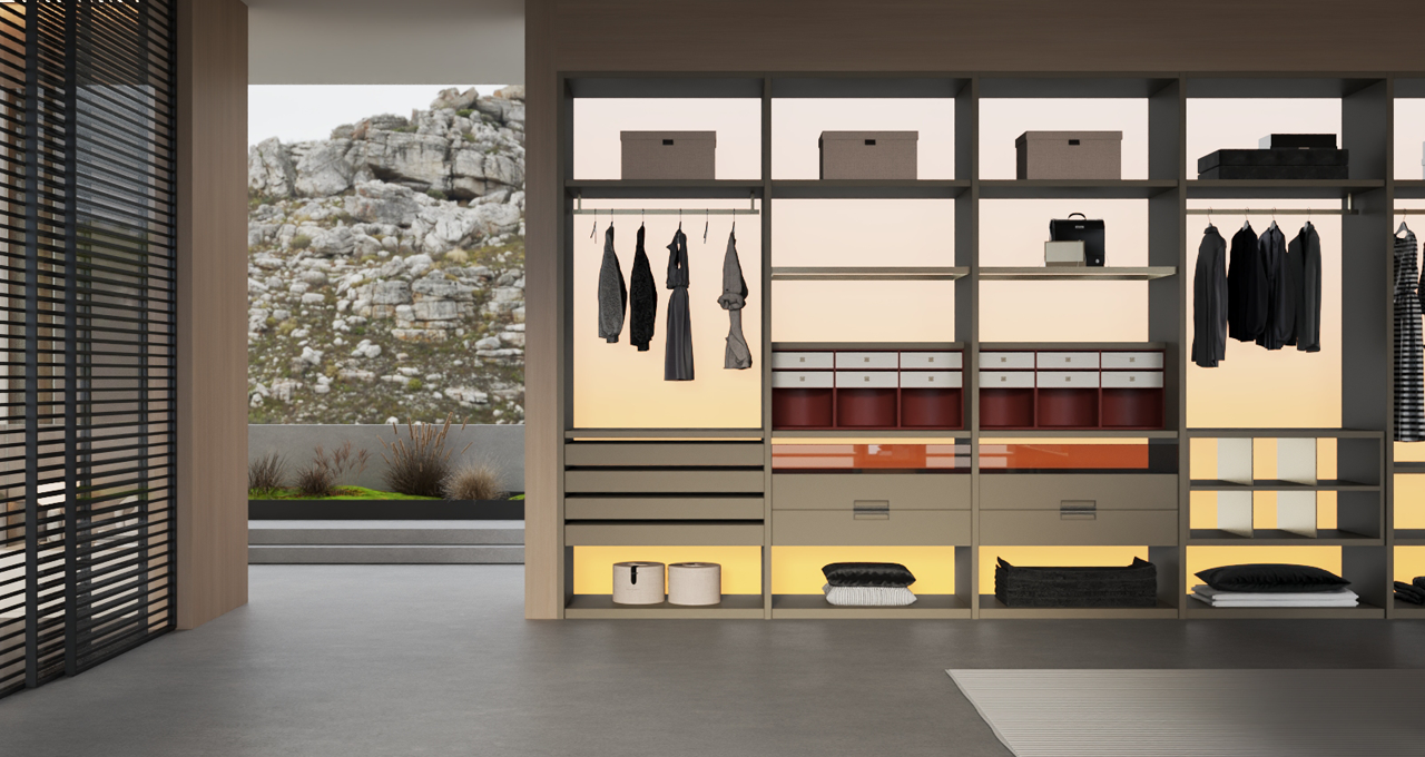 Modern L-Shaped Stainless Steel Wardrobes Gallery