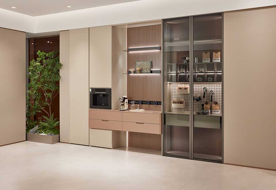 Modern Linear Kitchen Cabinet