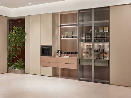 Modern Linear Kitchen Cabinet