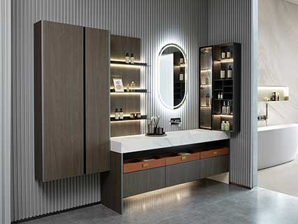 Modern Stainless Steel Bathroom Cabinets