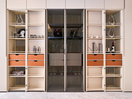 Modern Stainless Steel Wine Cabinets