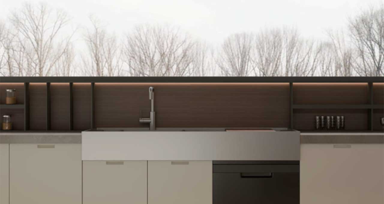 Modern White Stainless Steel Kitchen Cabinets Gallery