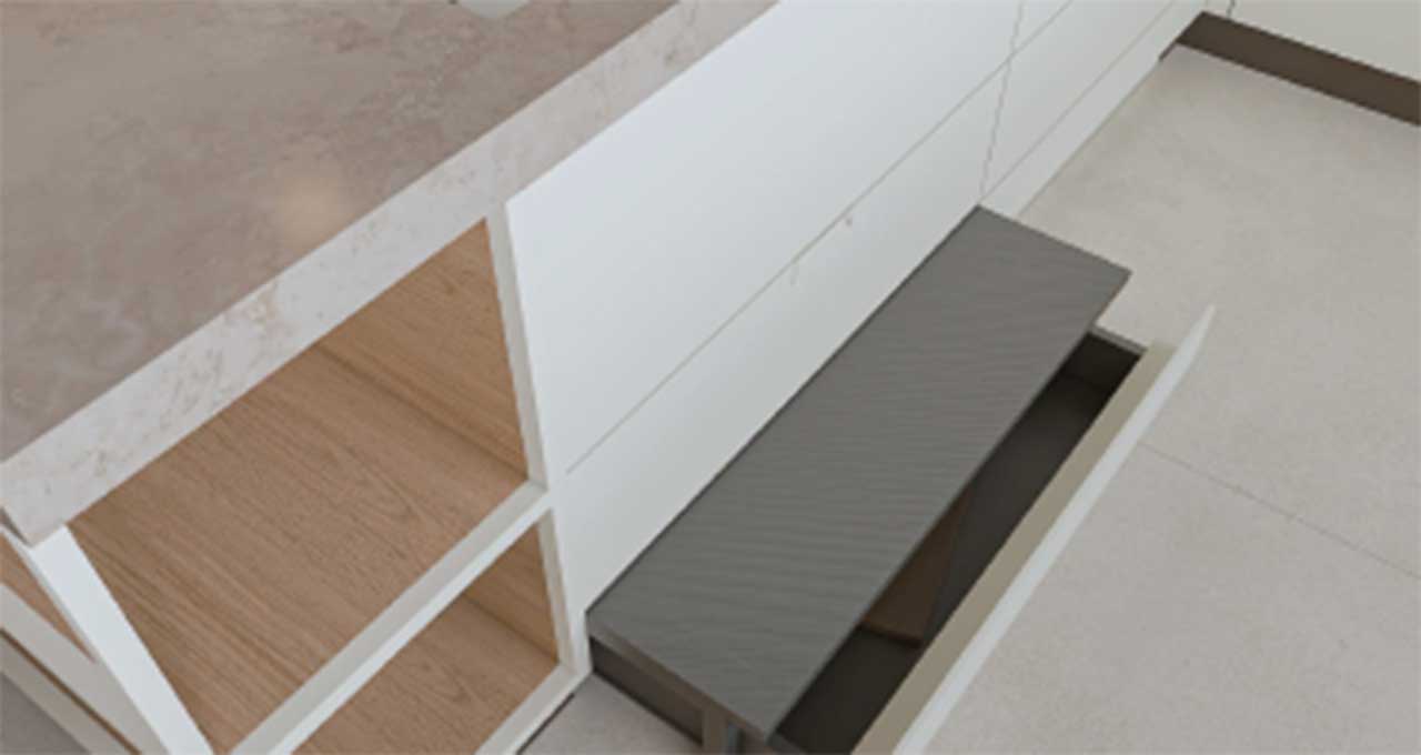 Modern White Stainless Steel Kitchen Cabinets Gallery
