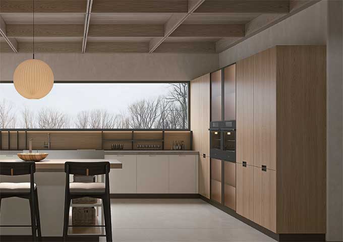 Modern White Stainless Steel Kitchen Cabinets