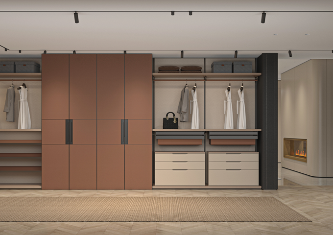 Open-Ended Waik-In Wardrobes