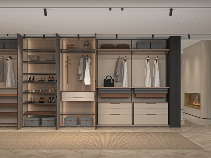 Open-Ended Waik-In Wardrobes