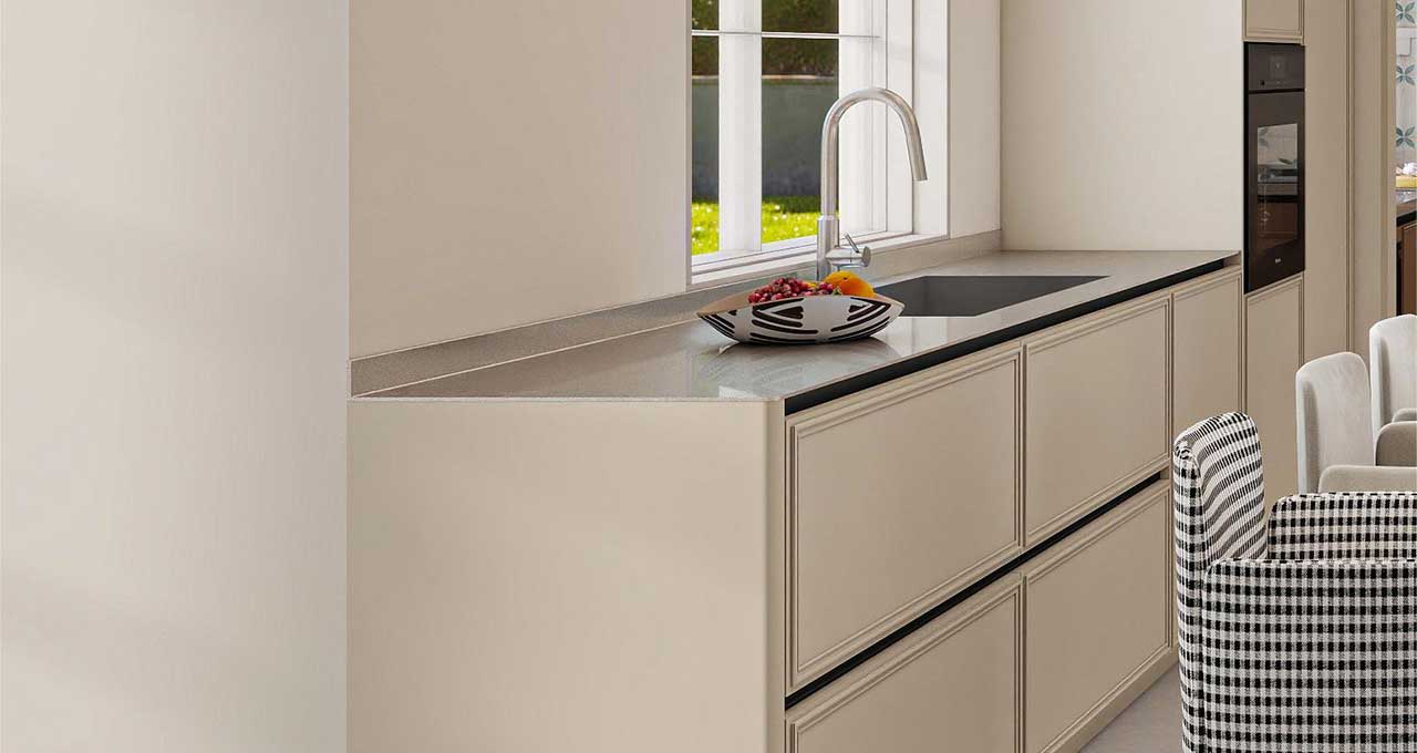 Shaker Style Island Stainless Steel Kitchen Cabinets Gallery