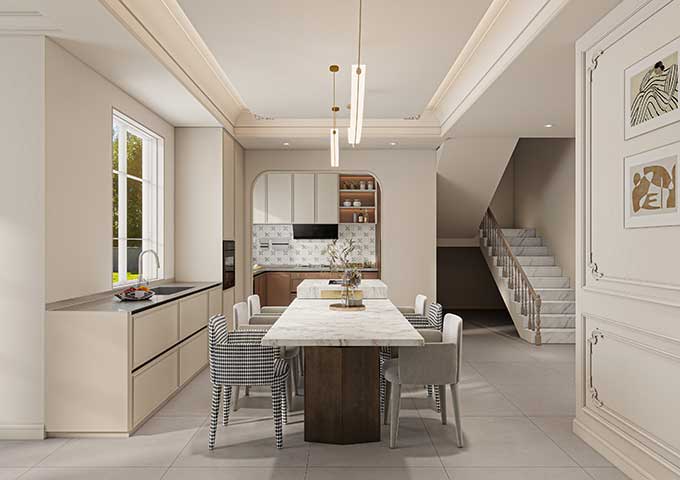 Shaker Style Island Stainless Steel Kitchen Cabinets