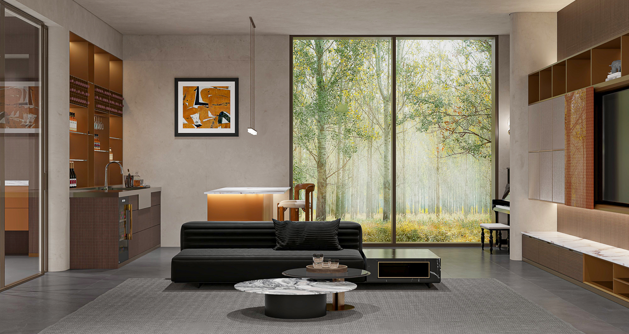 Stainless Steel Modern TV Cabinets Gallery