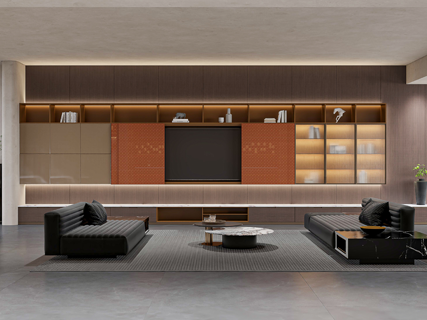 Stainless Steel Modern TV Cabinets