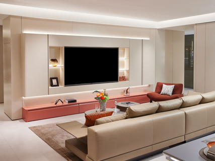 Stainless Steel Wall Mounted TV Cabinets