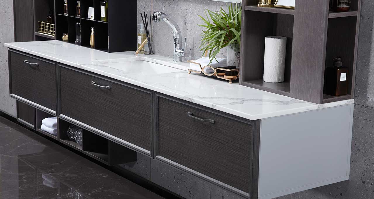 Traditional Stainless Steel Bathroom Vanity Gallery