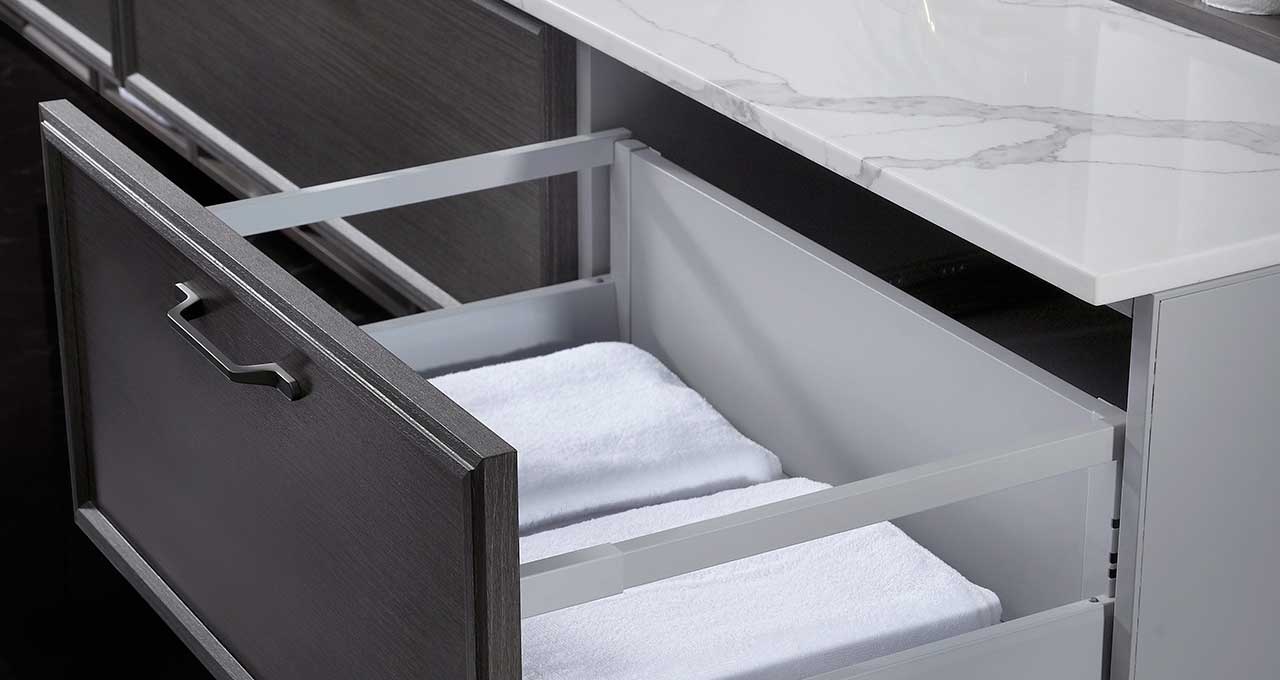 Traditional Stainless Steel Bathroom Vanity Gallery