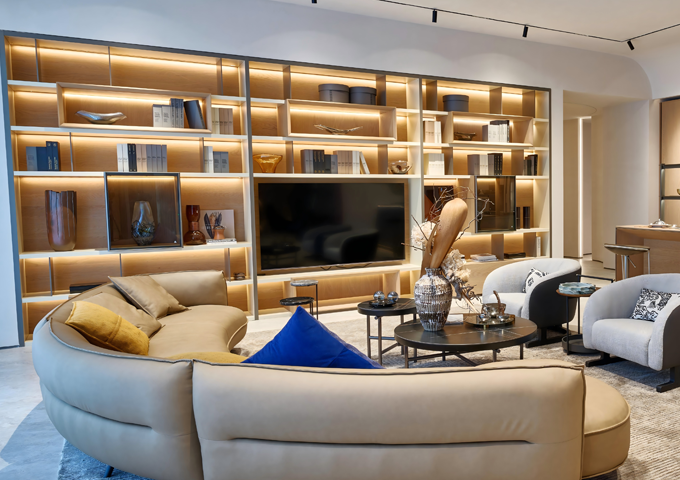 Traditional Stainless Steel TV Units