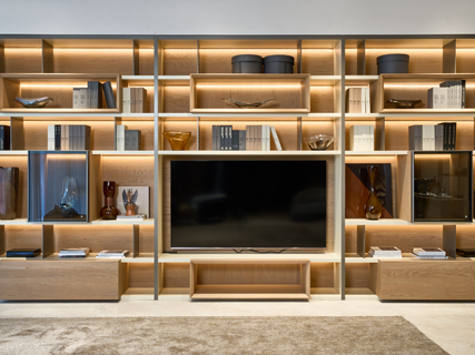 Traditional Stainless Steel TV Units