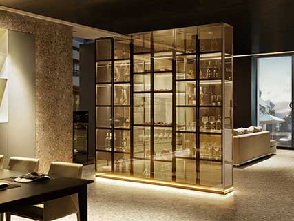 Glass Door Luxury Wine Cabinets