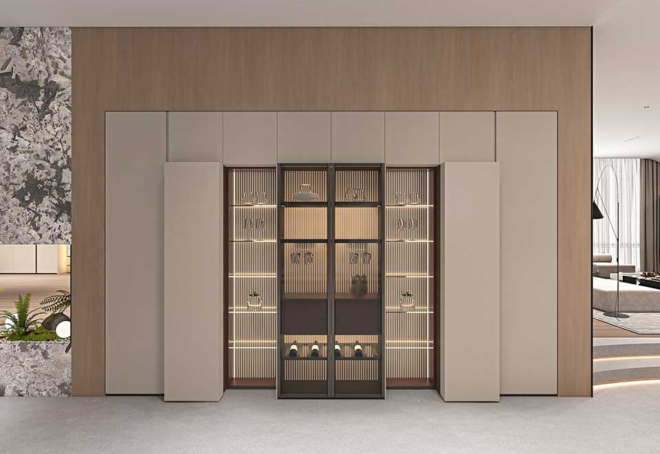 Luxury Stainless Steel Wine Cabinets
