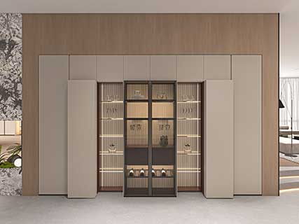 Luxury Stainless Steel Wine Cabinets