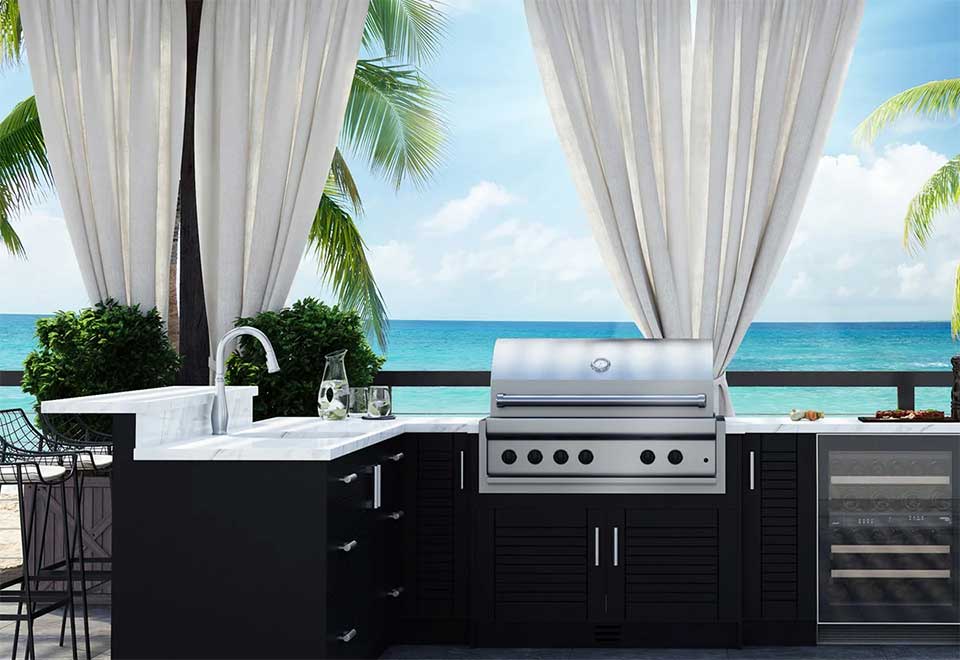 Modern Outdoor Kitchen Cabinets