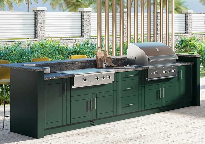 Modern Outdoor Kitchen Cabinets