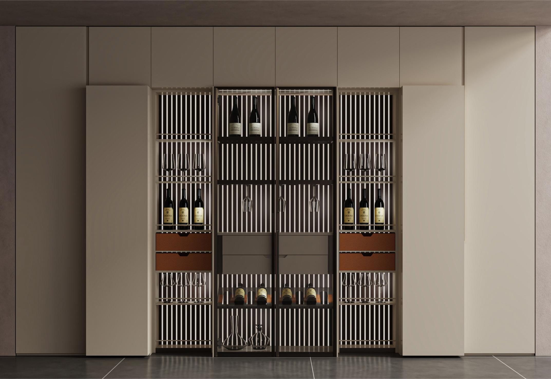 Built-in Wine Cabinets