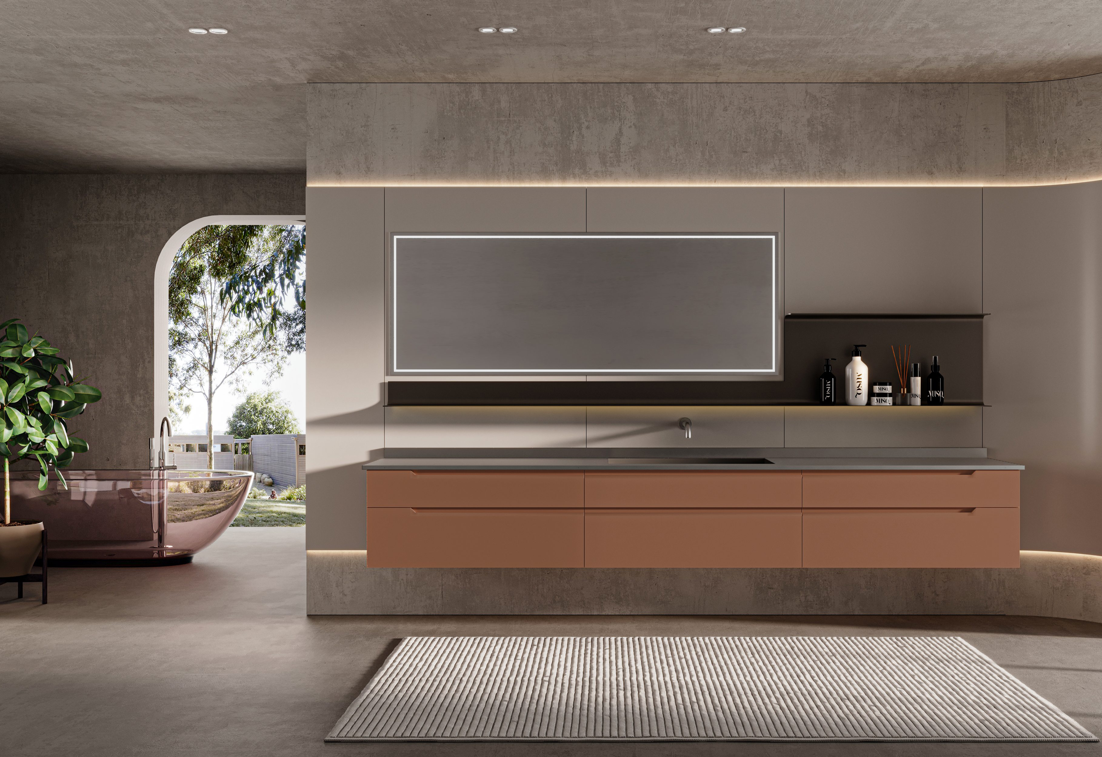Stainless Steel Freestanding Bathroom Cabinets