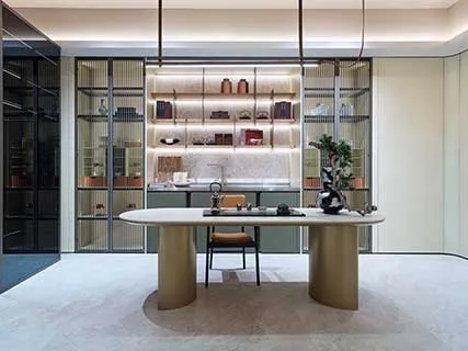 Gray Modern Wine Cabinet