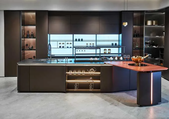 Shaker Style White Stainless Steel Cabinets