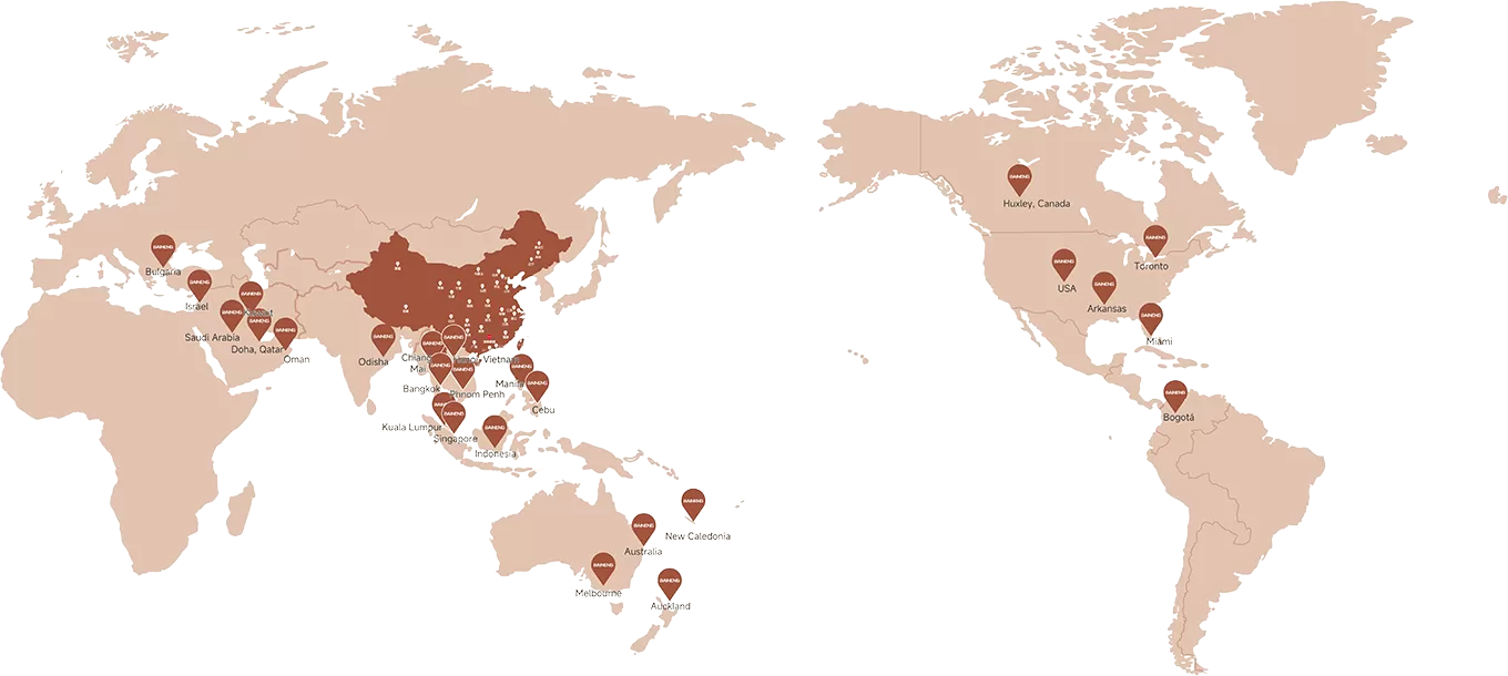 BAINENG Worldwide Dealer Network